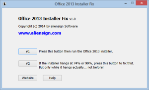 Office 2013 Installer ClickToRun fix